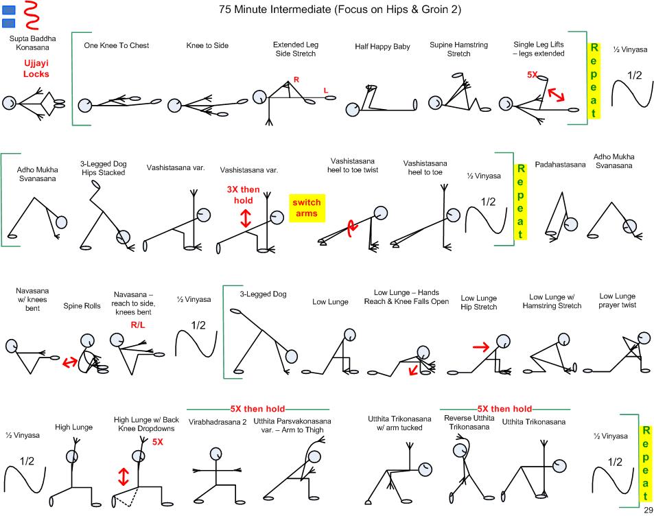 75 Minute Intermediate (Focus on Hips and Groin 2) p1